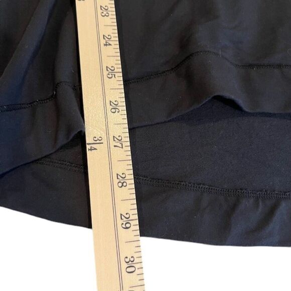Lululemon Coast Easy Wrap Black Jacket Asymmetric Zip Front Snap Hoodie Size 8 - Picture 14 of 14